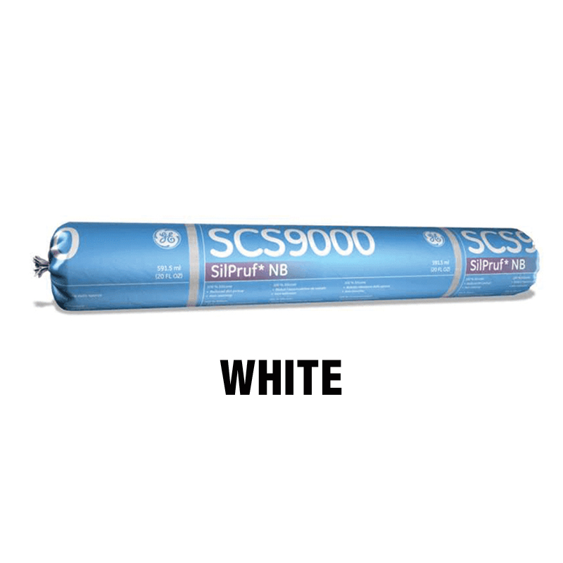 GE SilPruf NB Silicone Sealant, White 20oz