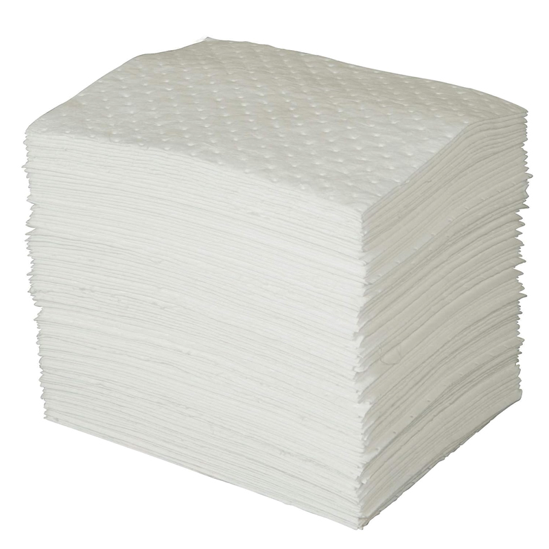 Oil-Only Medium Absorbent Pads 15" x 19" 100/Bale