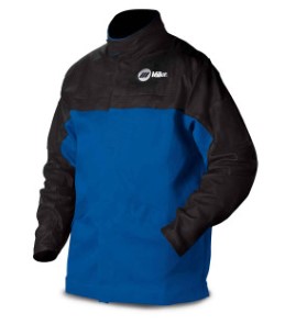 Miller Indura / Leather Flame Resistant Welding Jacket - Large