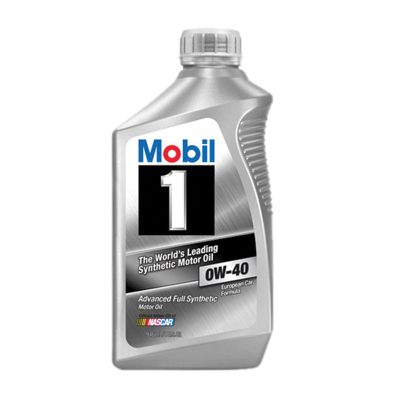 Mobil-1 0W/40 Synthetic Gasoline Engine Oil - 1 Quart
