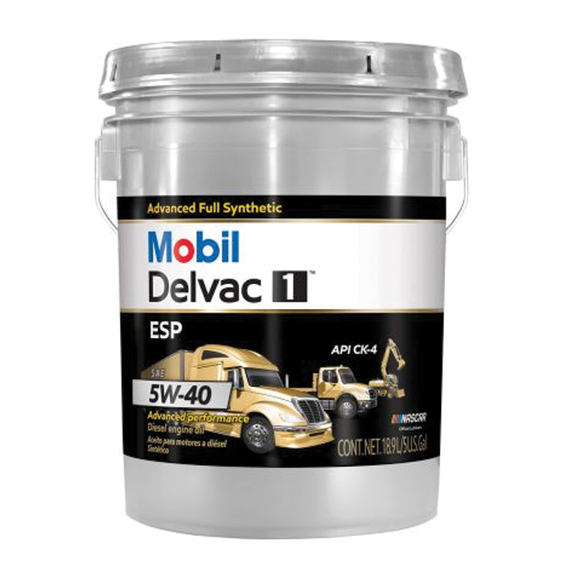 Mobil-Delvac 1 ESP 5W/40 Synthetic Diesel Engine Oil - 5 Gallon