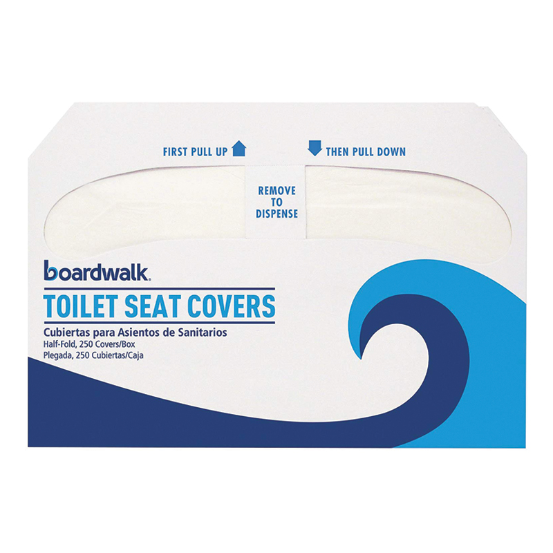 Boardwalk® Premium Toilet Seat Covers - 250 pack