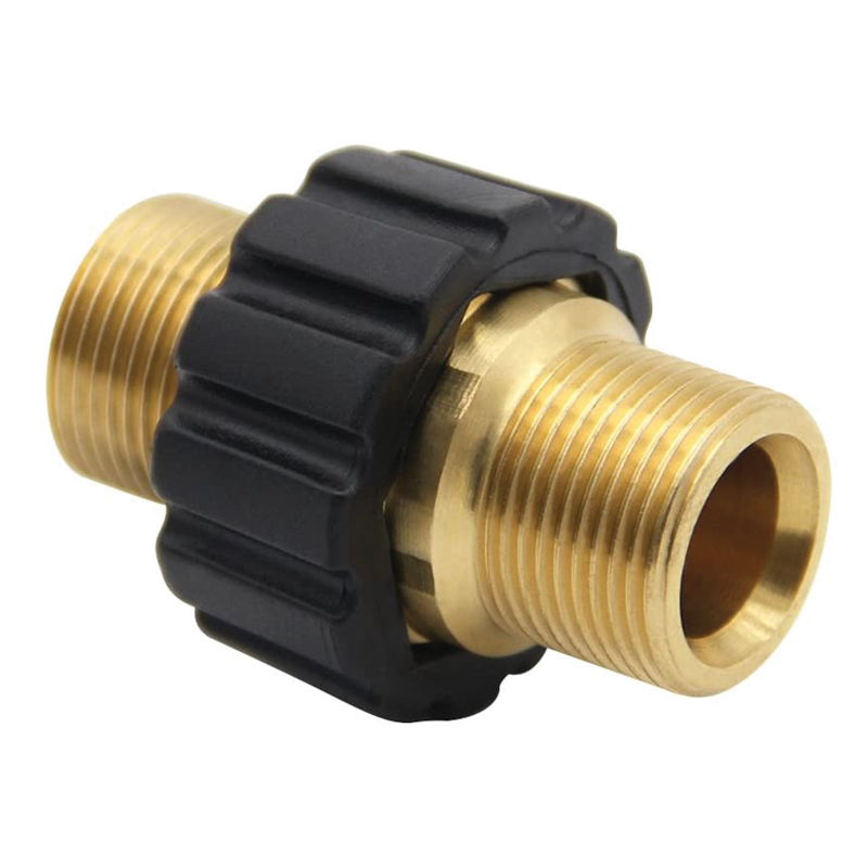 Pressure Washer Hose Quick Connector, M22 Metric Male Thread Fitting
