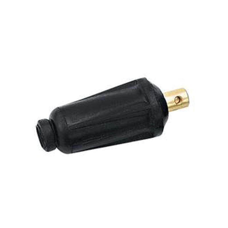 Radnor® Model SK-25 200 Amp Dinse Style Male Euro Cable Plug For #6 - #2 Cable