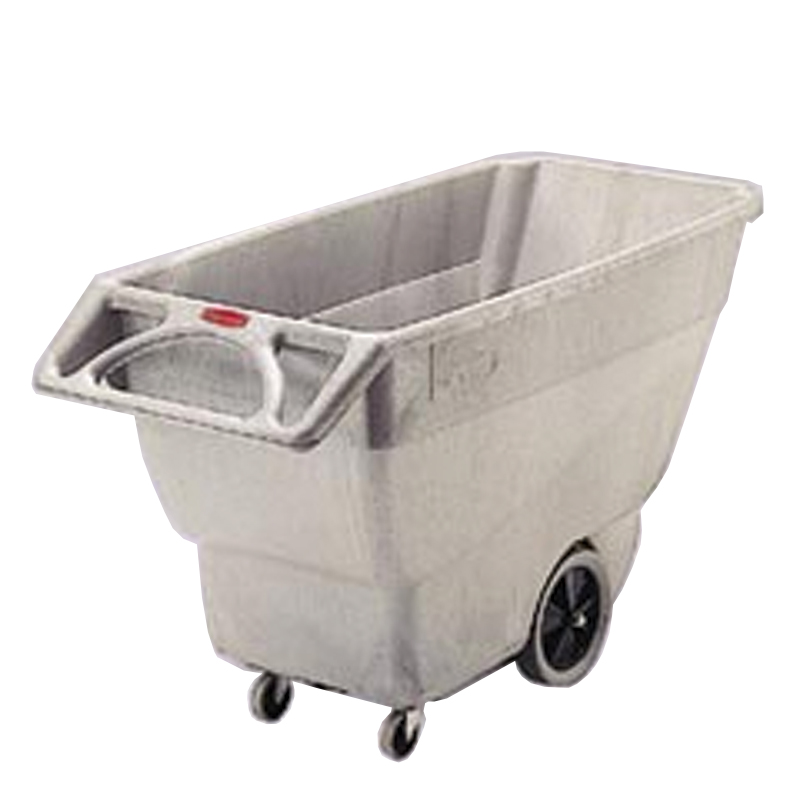 Rubbermaid Structural Foam Tilt Truck, Grey, 1000 lbs.