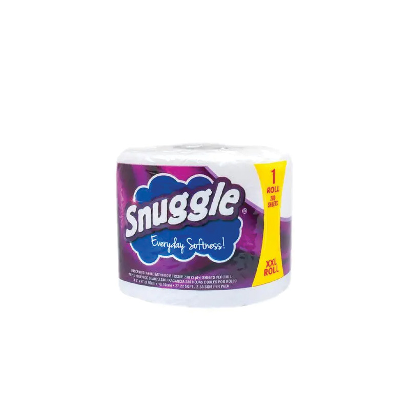 Snuggle 2 Ply Single Roll Tissue - (48 Rolls/Case)