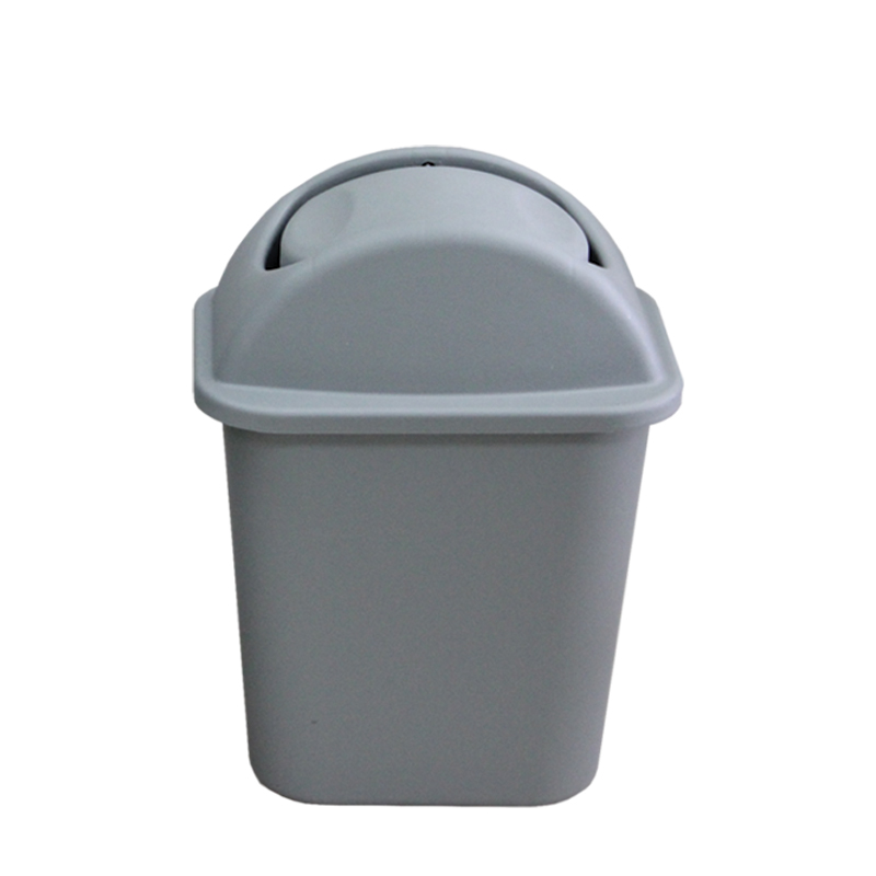Trash Can with Swing Cover - 6 Gallon
