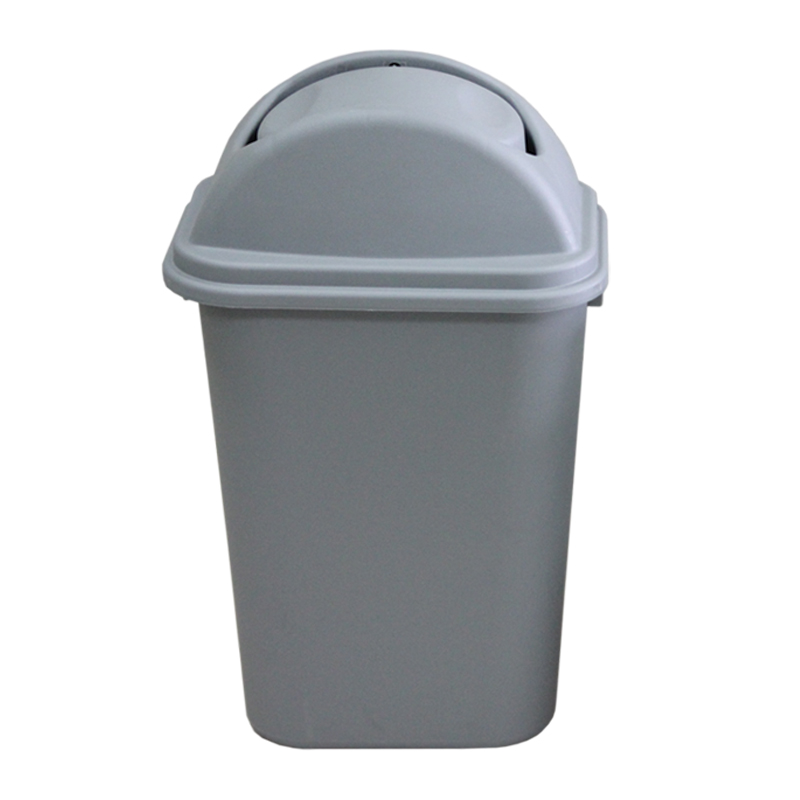 Trash Can with Swing Cover - 9 Gallon
