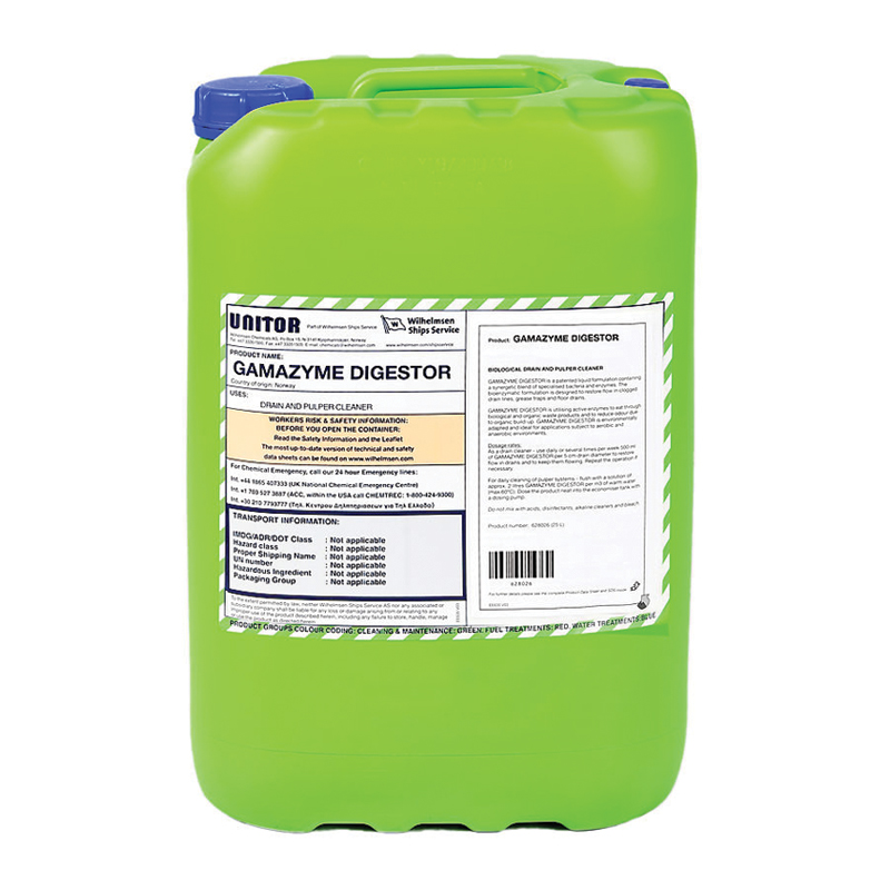 Unitor Gamazyme Digestor - 25 Litre Pail