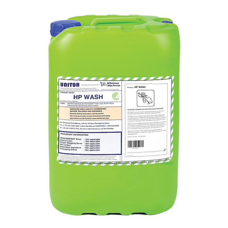 Unitor HP Wash - 25 Litre Pail