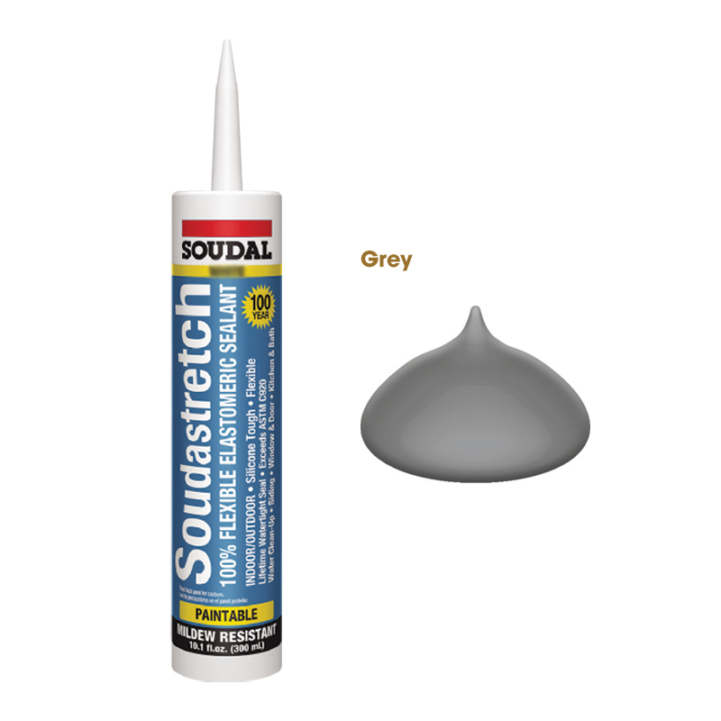 Soudastretch Acrylic Caulking - Grey 10.1oz