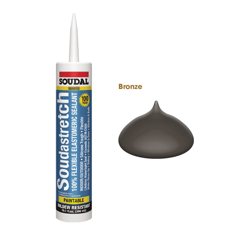 Soudastretch Acrylic Caulking - Bronze 10.1oz