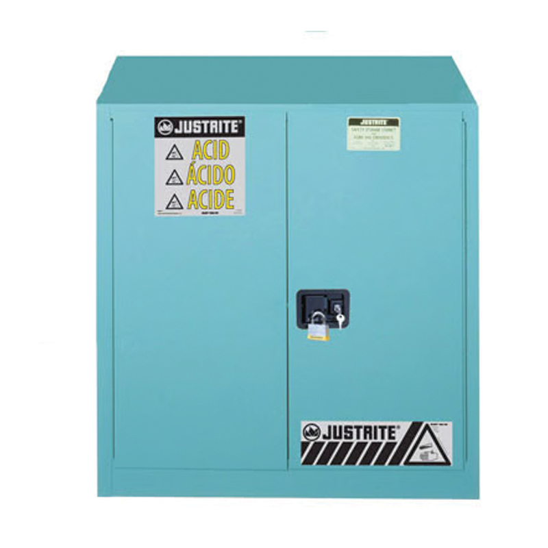 Justrite Safety Steel Cabinet Corrosive/Acid 30 Gallon