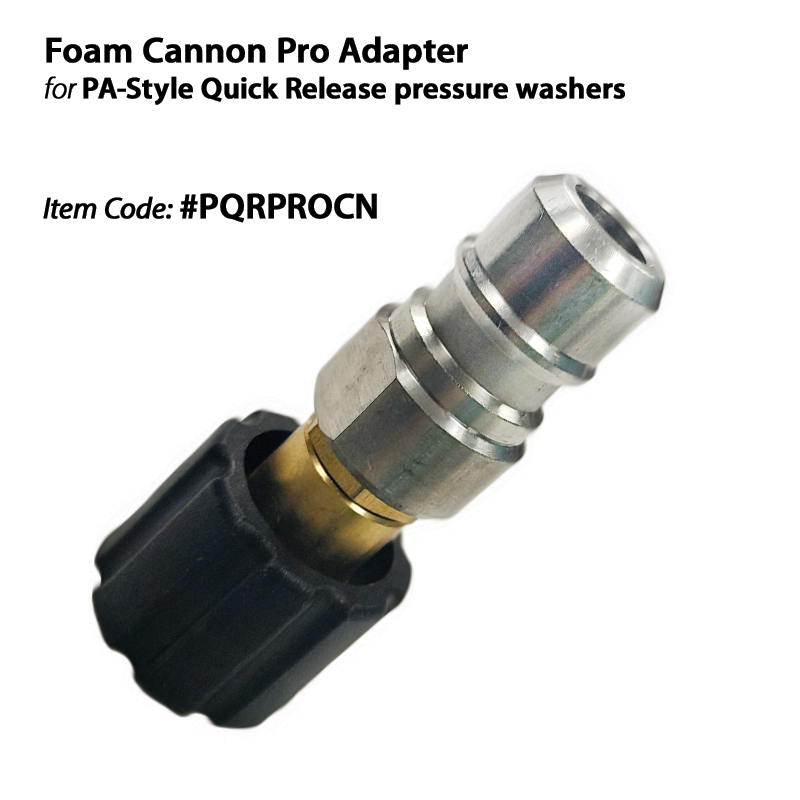 Foam Cannon Pro Adapter - PA-Style QR