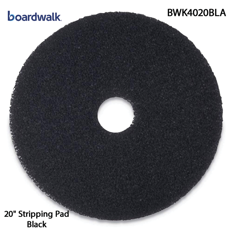 Boardwalk® 20" Stripping Pad - Black