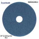 [BWK4020BLU] Boardwalk® 20" Scrubbing Pad - Blue