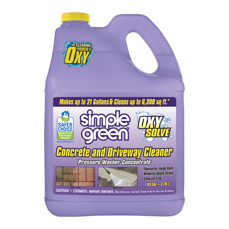 Simple Green Oxy Solve Concrete and Driveway Cleaner - 1 gallon