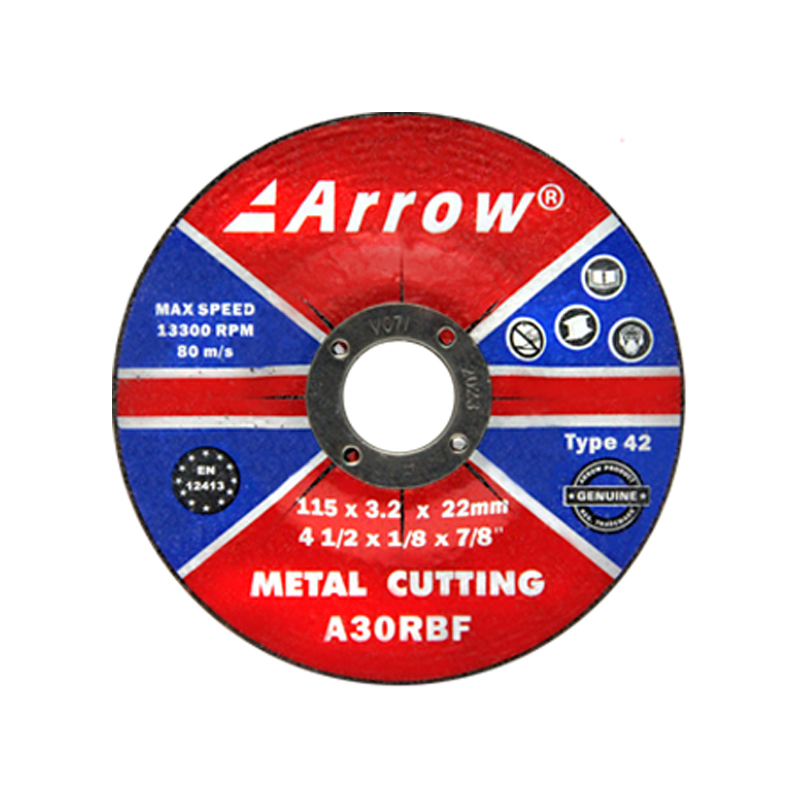 Arrow® T42 (Dep. Cent.) Metal Cutting Discs