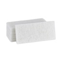 Boardwalk® Light-Duty Scour, 4.63 x 10, White, 5/Box