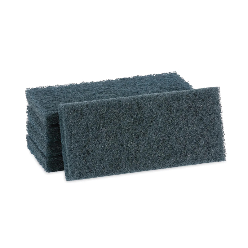 Boardwalk Medium-Duty Scour, 4.63 x 10, Blue, 5/Box
