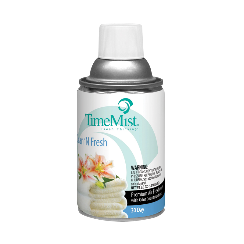 TimeMist Premium Metered Air Freshener, Clean & Fresh - 6.6 oz