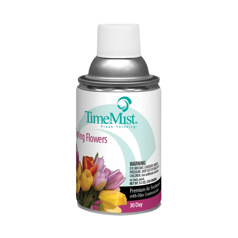 TimeMist Premium Metered Air Freshener Refill, Spring Flowers, 5.3 oz