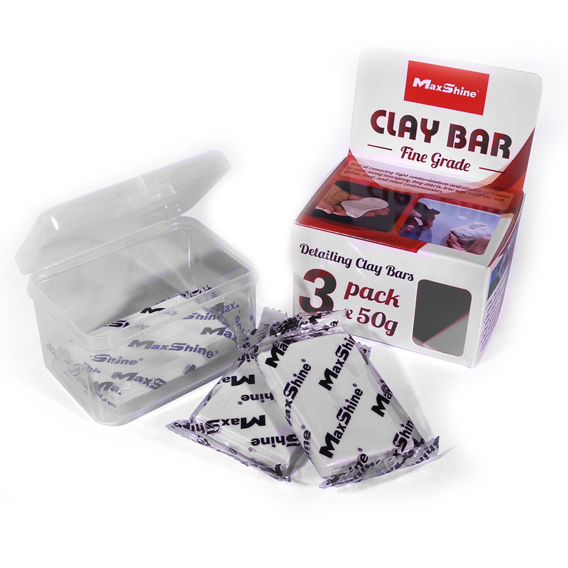 MaxShine Detailing Clay Bar -150g Fine Grade (3pcs x 50g)