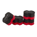 MaxShine Foam Waxing Applicator-Rubber Backed- 4 pk