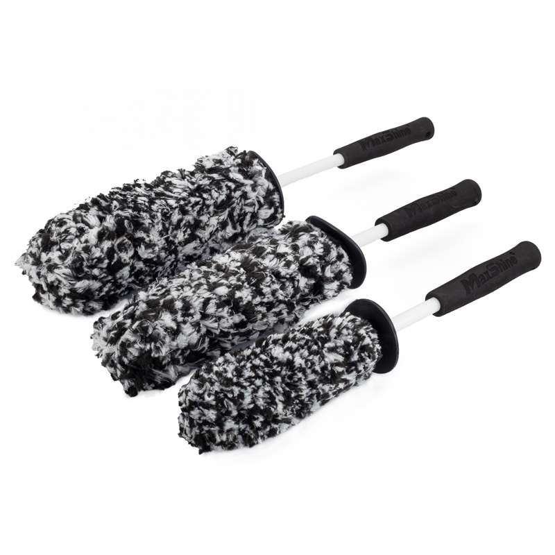 MaxShine Microfiber Wheel Brush 3-Piece KIT