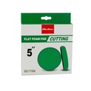MaxShine Green Flat Foam Cutting Pad 5"