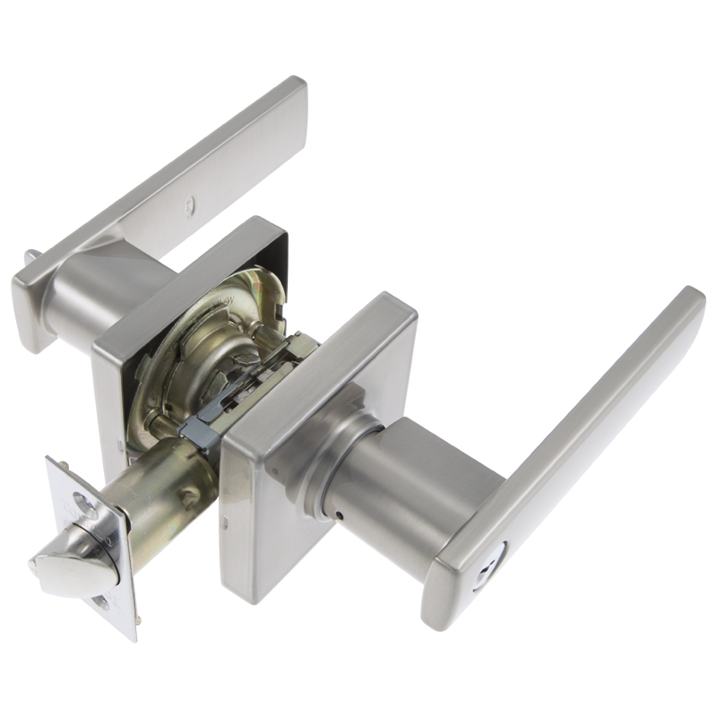 Toledo Lugo Exterior Lock Lever Set-Square Rosette