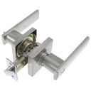 [CV1900LUUS15] Toledo Lugo Exterior Lock Lever Set-Square Rosette (Satin Nickel Plated)