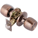 [V1920MAUS11] Toledo Malaga Interior Lock Knob Set (Antique Copper)