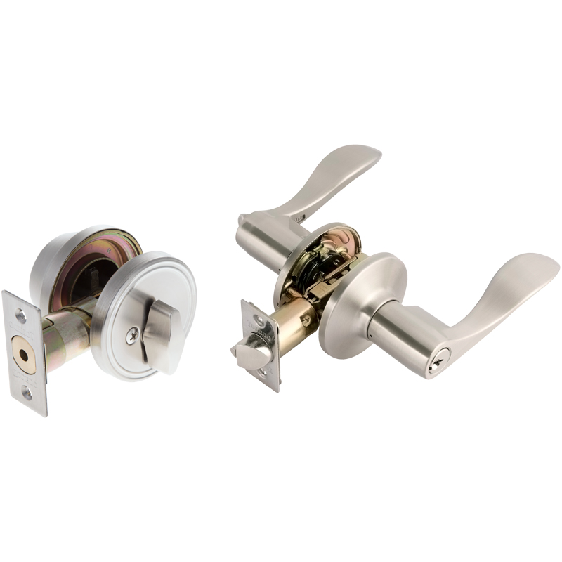 Toledo Jaen Lever Set & Deadbolt Combo-Single Cylinder