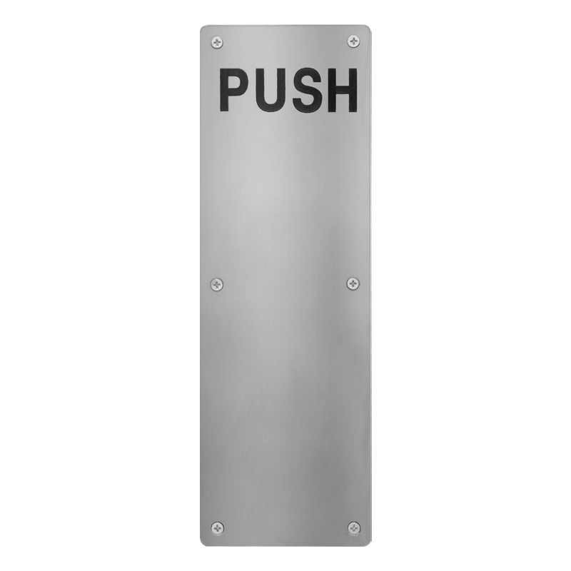 Toledo Push & Pull Plates for Doors-Stainless Steel