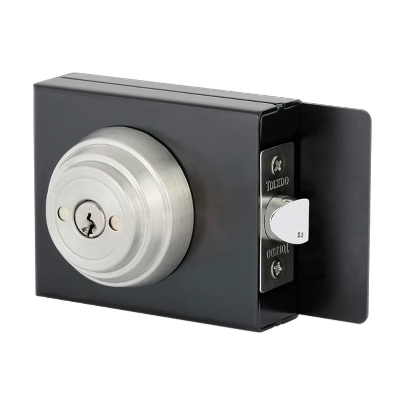 Toledo Concealed Screw Deadlatch W/Metal Box