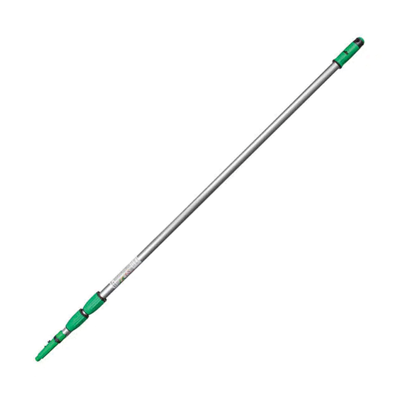 UNGER Opti-Loc Ext. Pole-20 ft, 3-Sections-Green/Silver