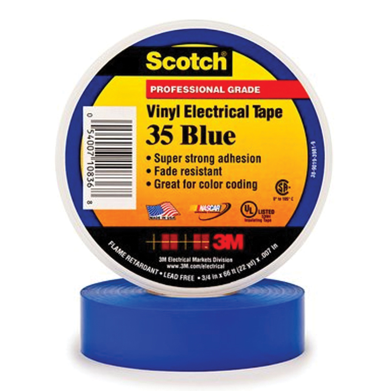 3M Scotch Vinyl Electrical Tape 35 - 3/4'' x 66 ft