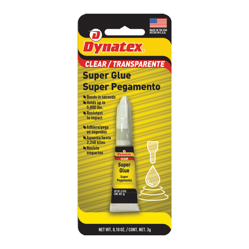 Dynatex® Super Glue 0.10 oz Tube - Clear