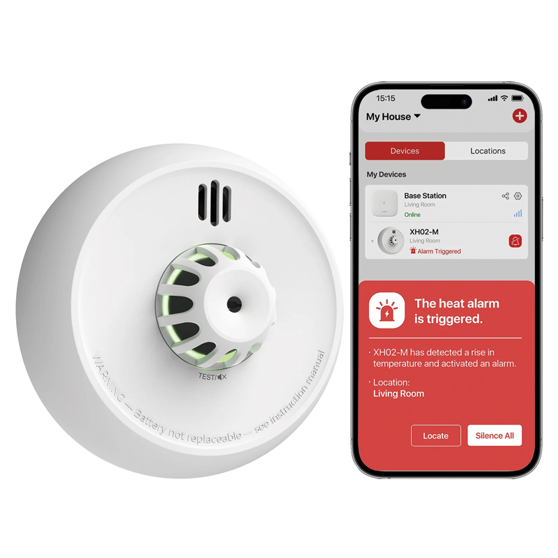 X-SENSE Interconnected Smart Heat Alarm