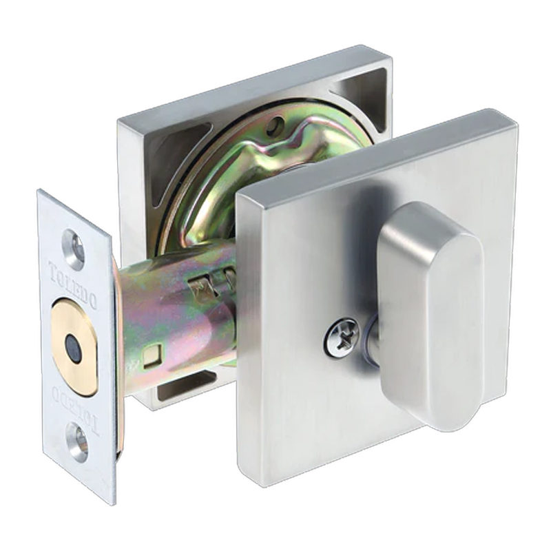 Toledo Single Cylinder Deadbolt with Square Rosette