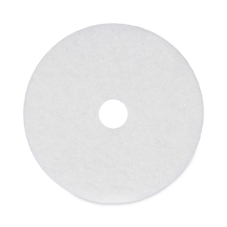 Boardwalk® 20" Polishing Pad - White