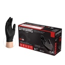 Gloveworks® 5 Mil Black Nitrile Industrial Gloves (100/Box)