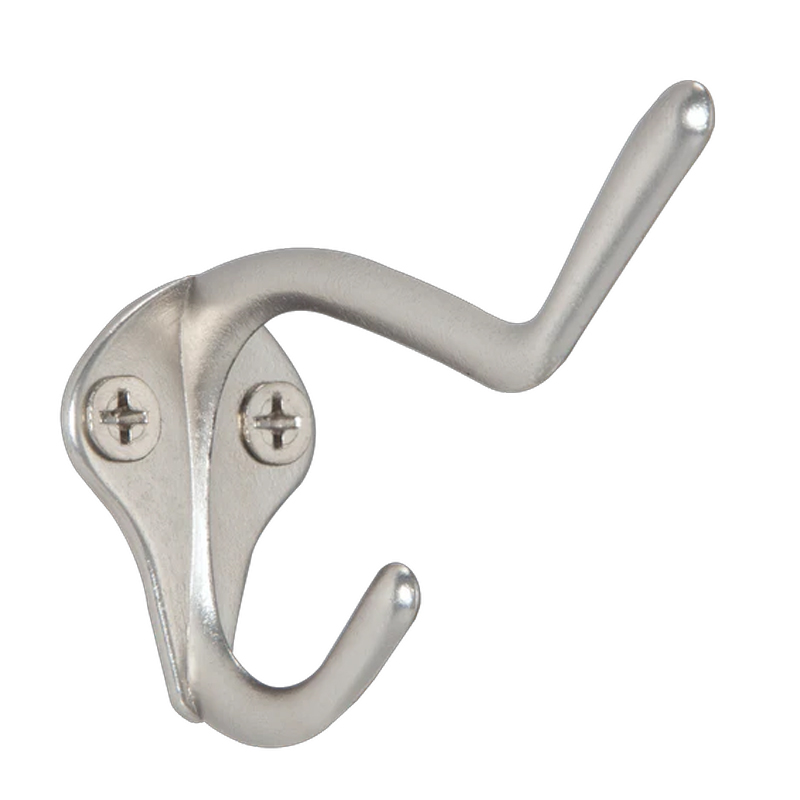 Toledo Coat & Hat Hook 3" - Satin Nickel