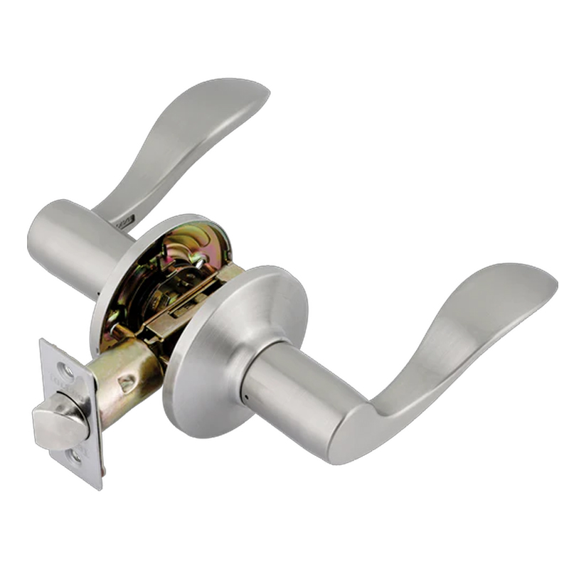 Toledo Jaen Single Cylinder Door Lock - Satin Nickel Plated