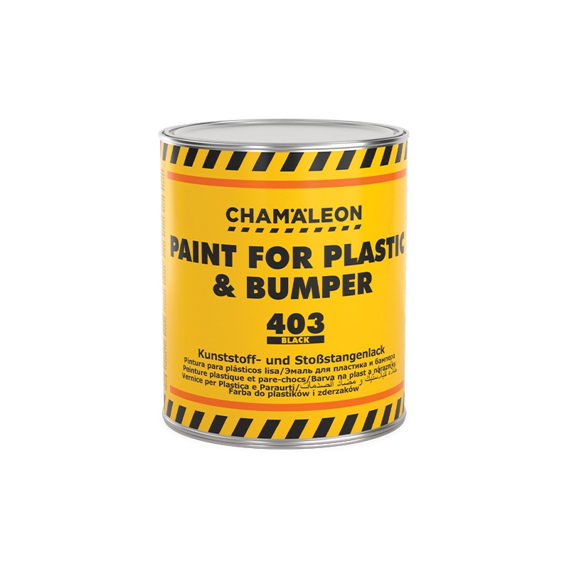 Chamäleon 403 1K Paint for Plastic & Bumper- Black, 1 L
