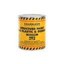 Chamäleon 403 Structure Paint for Plastic & Bumper-Black, 1 L