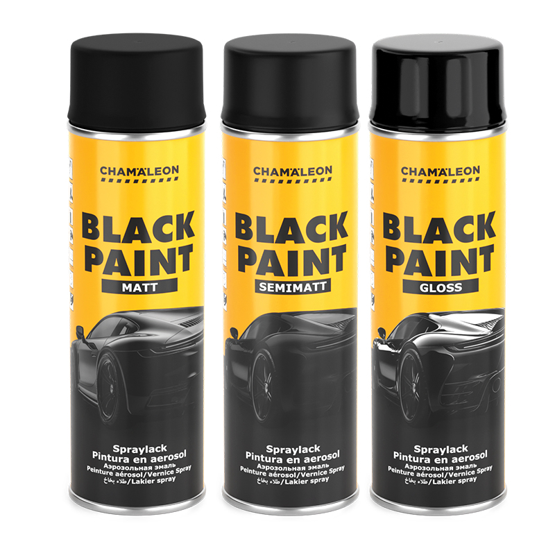 Chamäleon Black Spray Paint