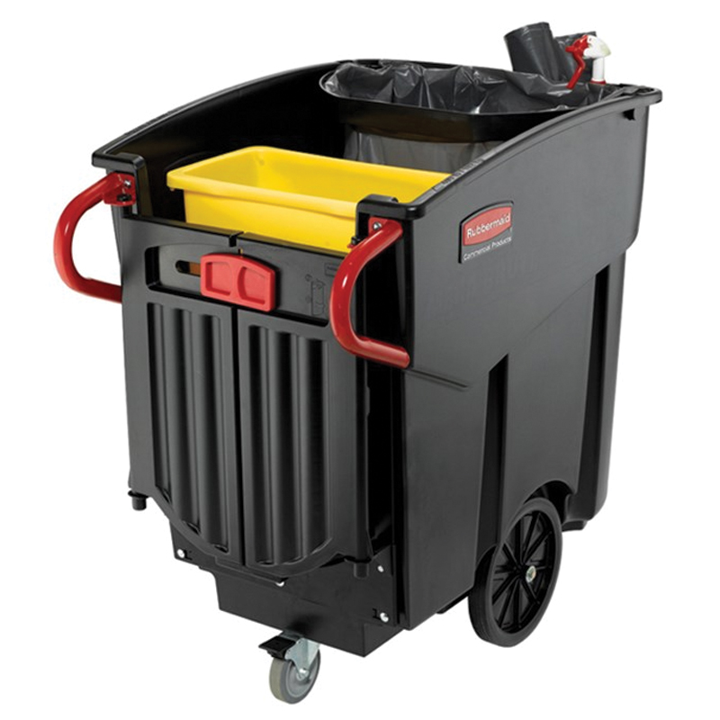 Rubbermaid® Commercial Mega BRUTE Mobile Container-120 gal-Black