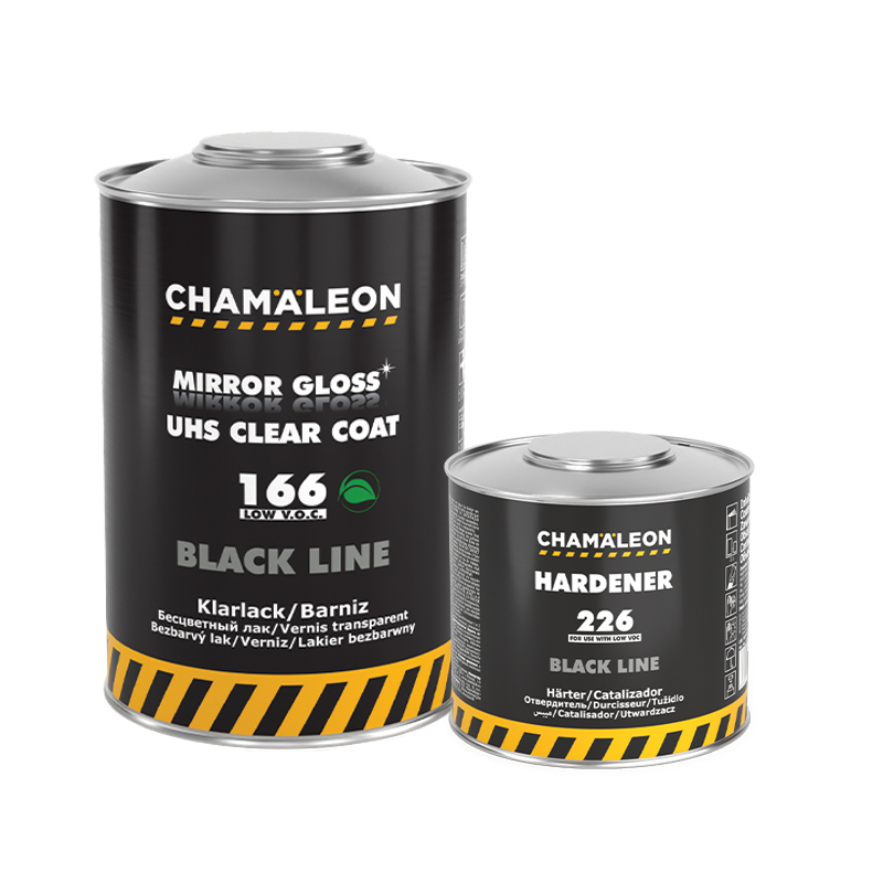 Chamäleon 166 UHS 2K Clear Coat Mirror Gloss 1 L w/ 226 Hardener
